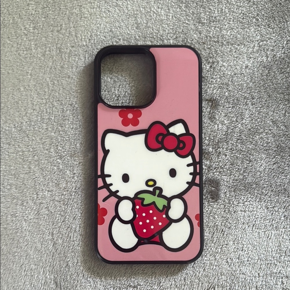 Hello Kitty Pink and Red Strawberry Phone Case